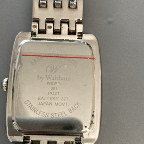 New Walthum W bling watch in polished stainless steel main image 3